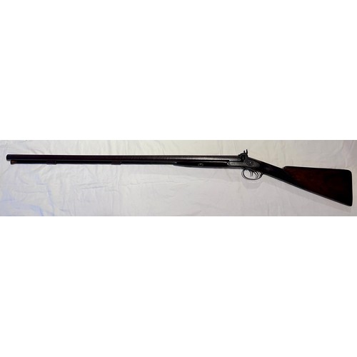 1242 - J C Reilly, 516 High Holburn, London. A double barrelled percussion 10 bore shotgun for wildfowling ... 