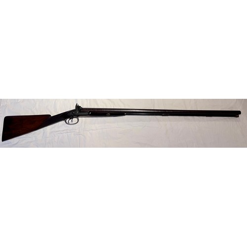 1242 - J C Reilly, 516 High Holburn, London. A double barrelled percussion 10 bore shotgun for wildfowling ... 