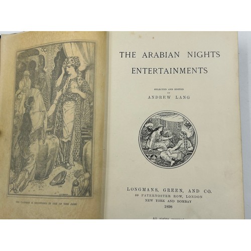 1072 - A collection of children's books comprising :
'The Arabian Nights Entertainments' edited by Andrew L... 