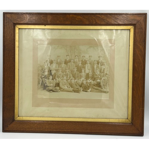 930 - Three late 19thC framed photographs to include Oxford Athletics Football Club 1899-1900 by Ball, 17 ... 