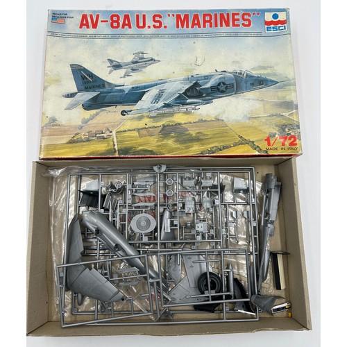 1160 - Six 1/72 scale model aircraft kits to include  Hasegawa Focke- Wulf Fw190F-8 mod 51304, Italeri Zwil... 