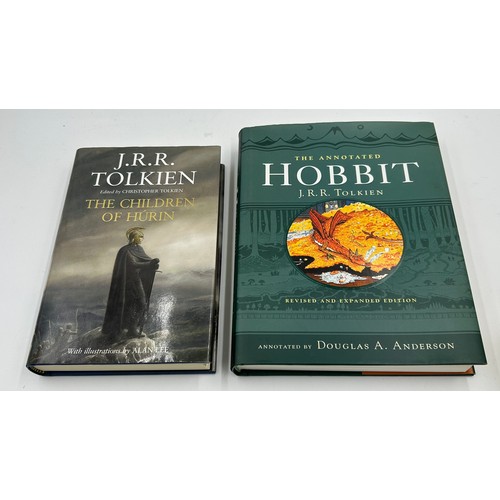 1081 - A collection of J.R.R. Tolkien related books to include The Book of Lost Tales part 1 (1st edition) ... 