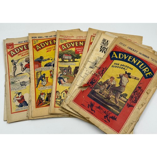 1097 - A quantity of 409 'Adventure' comics (1930s -1950s) by D.C. Thomson & Co Ltd and John Leng & Co Ltd ... 