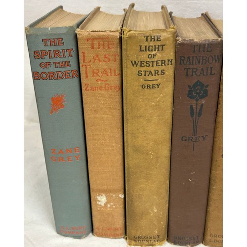 1082 - Zane Grey (1872 - 1939): A collection of 1st editions (24) to include : A Stranger from the Tonto 19... 