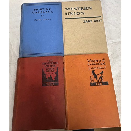 1082 - Zane Grey (1872 - 1939): A collection of 1st editions (24) to include : A Stranger from the Tonto 19... 