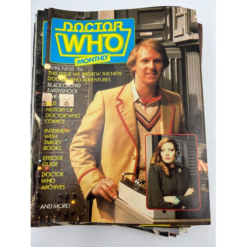 1100 - A large collection of 'Doctor Who Weekly' by Marvel Comics (87 issues) including Nos.5/14/15/19/20/2... 