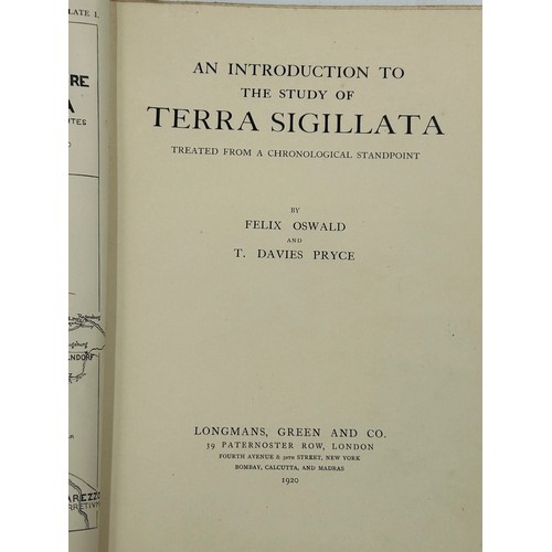 1093 - E. Oswald, Felix & T. Davies Pryce. An Introduction to the Study of Terra Sigillata treated from a c... 