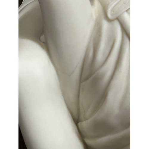 325 - Copeland Parian ware figure of Sabrina impressed with Marshall Fect measuring 31cm h.