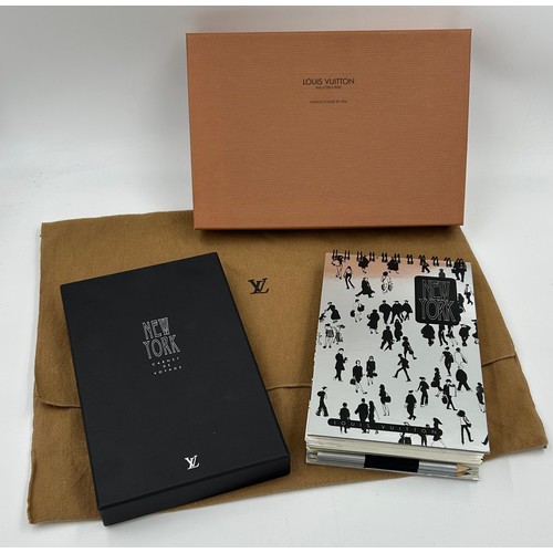 Louis Vuitton - a Ruben Toledo illustrated 'New York Carnet de
