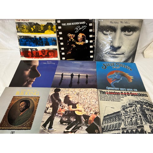 Collection of fifty-one 70's and 80' albums to include Beatles Revolver ...