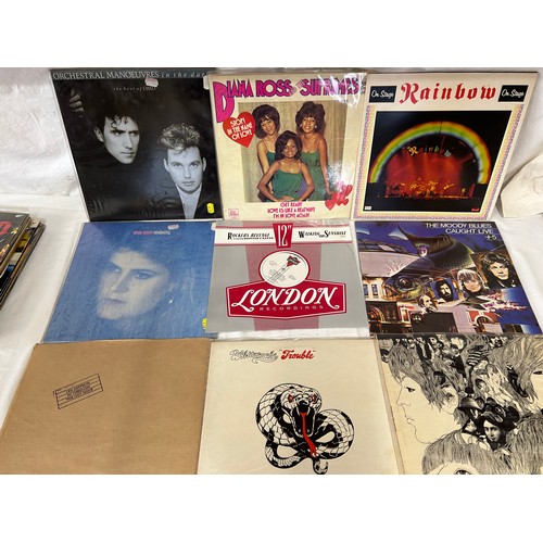 Collection of fifty-one 70's and 80' albums to include Beatles Revolver ...