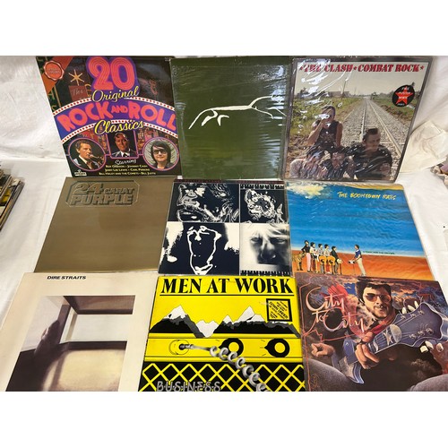 Collection of fifty-one 70's and 80' albums to include Beatles Revolver ...