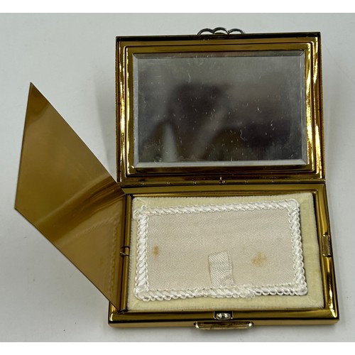 Five novelty compacts in the form of handbags/ clutch bags to include ...