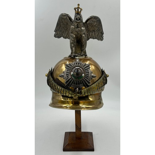 1263 - A Prussian Garde du Corps Officers Helmet. A superb example of this type of helmet worn by the perso...