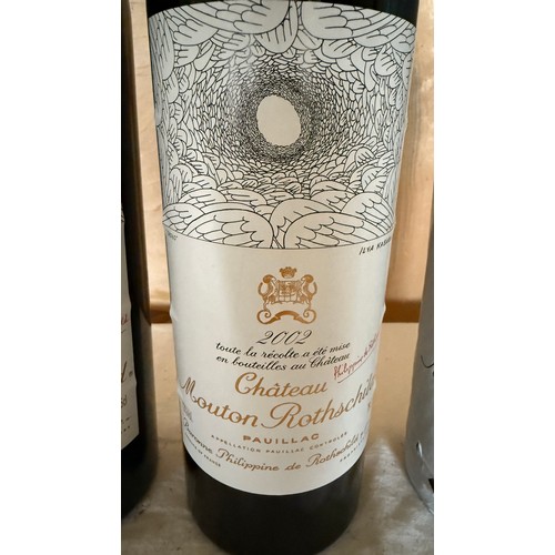 1 - Chateau Mouton Rothschild Pauillac. 2002. 3 x 75cl.
