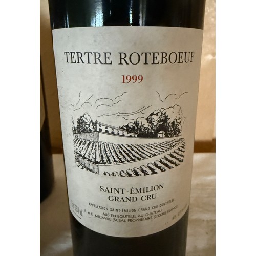 11 - Chateau Tertre Roteboeuf Saint - Emilion Grand Cru. 1999. 3 x 75cl together with Chateau Ferrand Gra... 