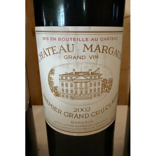 12 - Chateau Margaux Premier Grand Cru Classe Margaux. 2002. 3 x 75cl together with Chateau D'Issan Marga... 