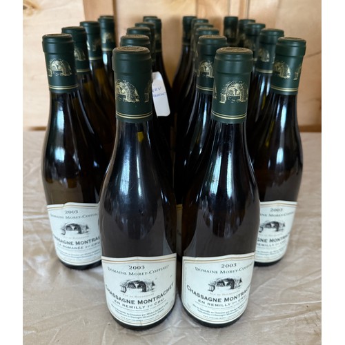 19 - Domaine Morey - Coffinet, Chassagne Montrachet en Remilly 1ER CRU. 2003. 23 x 750ml.