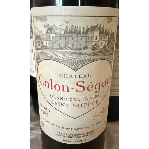 25 - Calon Segur, Saint-Estephe Grand Cru Classe Medoc. 2004. 10 x 750ml plus 3 x 1995. (13)
