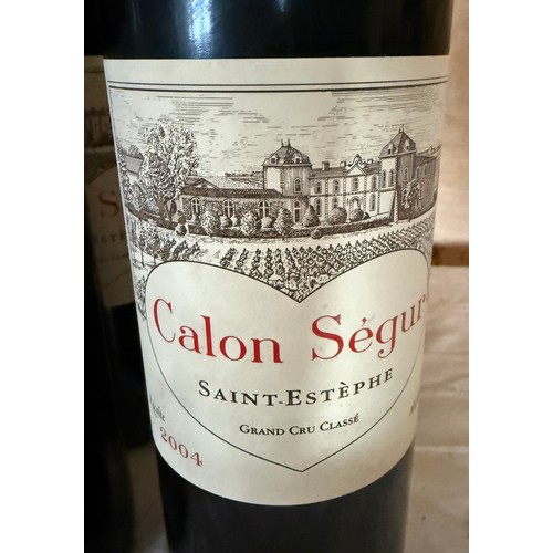 25 - Calon Segur, Saint-Estephe Grand Cru Classe Medoc. 2004. 10 x 750ml plus 3 x 1995. (13)