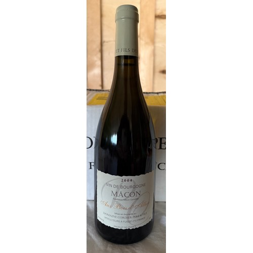 37 - Domaine Cordier Pere Et Fils Vin de Bourgogne Macon, Aux Bois d'Allier. 2004. 12 x 750ml.