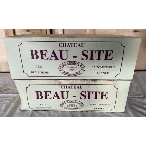 30 - Chateau Beau-Site Cru Bourgeois Superieur Saint - Estephe. 2003. 24 x 750ml. (2 boxes)