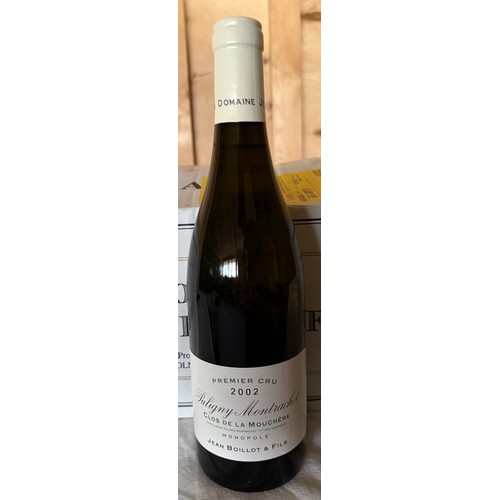 32 - Puligny Montrachet Clos de la Mouchere Premier Cru. Jean Boillot & Fils. 2002. 11 x 75cl.