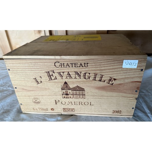 34 - Chateau L'Evangile Pomerol. 2002. 6 x 750ml.