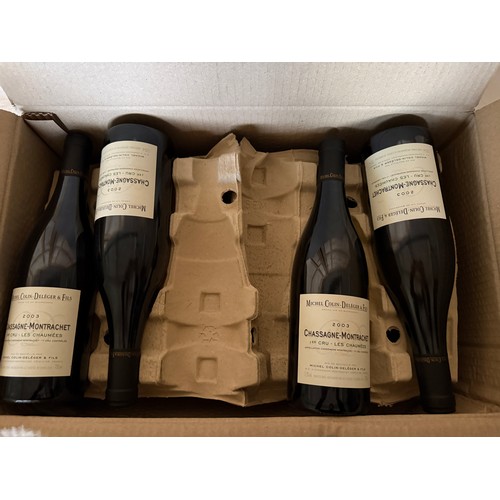 35 - Grands Vin de Bourgogne Michel Colin - Deleger & Fils Chassagne - Montracet. 2003. 12 x 750ml. Plus ... 
