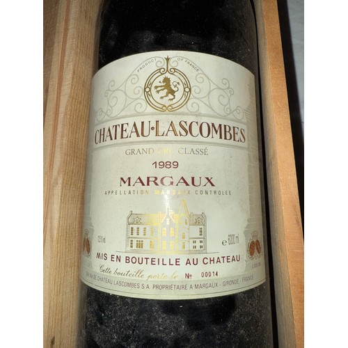 58 - Chateau Lascombes 1989 Margaux Grand Cru Classe. No. 00014. OWC. 6000ml.