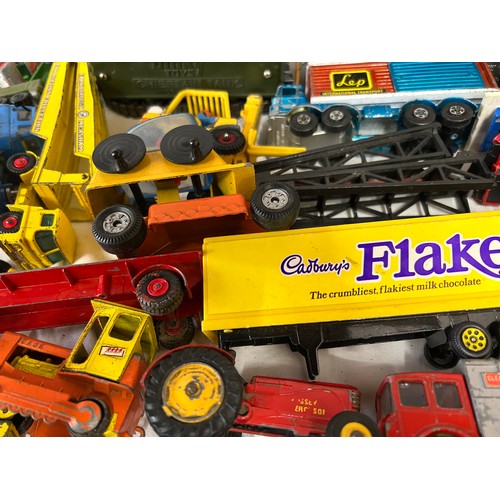 1279 - A large collection of die cast vehicles to include Matchbox, Corgi, Dinky, Tri-ang and others.