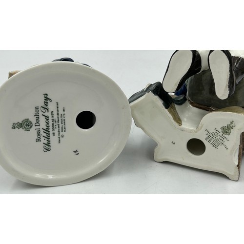 23 - A collection of Royal Doulton figures to include The Silversmith of Williamsburg HN2208, A Gentleman... 