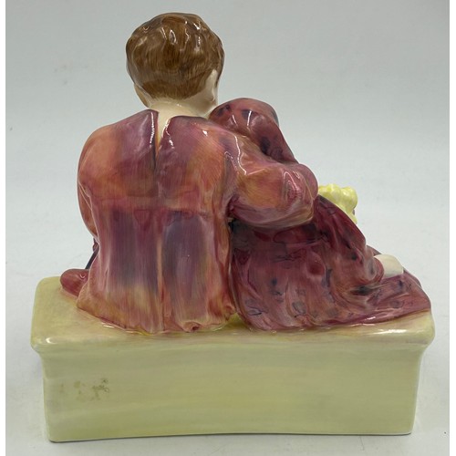27 - A large Royal Doulton figurine entitled 'Flower Sellers Children' HN1342. Designed by Leslie Harradi... 