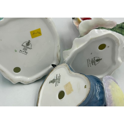 28 - A collection of Royal Doulton figures to include Red Red Rose Language of Love limited edition 3888/... 