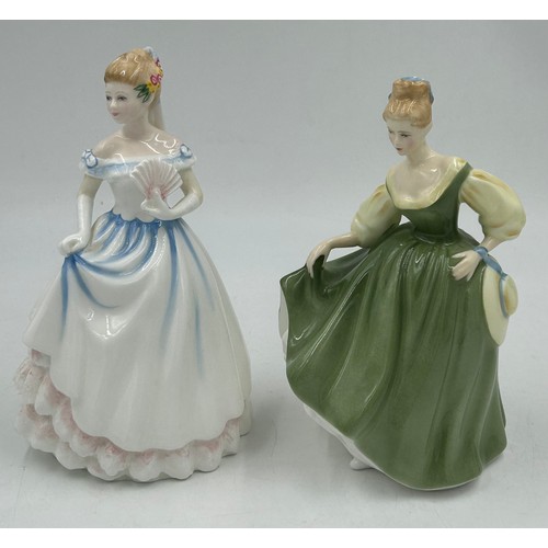 29 - A collection of Royal Doulton figurines to include Clare HN2793, Buttercup HN2309, Fair Lady HN2193,... 