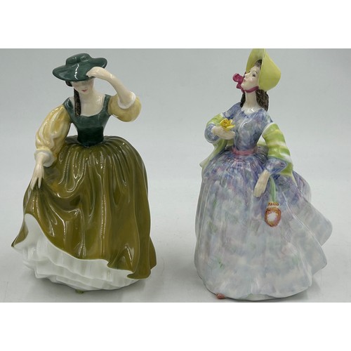 29 - A collection of Royal Doulton figurines to include Clare HN2793, Buttercup HN2309, Fair Lady HN2193,... 