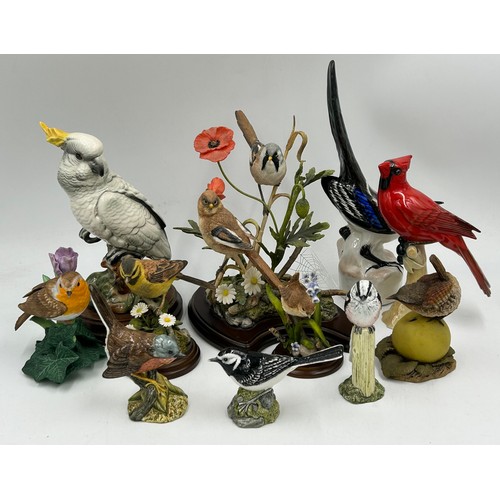 32 - A large collection of birds to include 20 x Goebel, 13 x Royal Worcester, 6 x Royal Adderley togethe... 