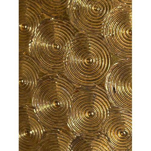 38 - A Royal Doulton Lambeth three legged jardinière in 'Gold Swirls' design 18cm h together with 1950/60... 