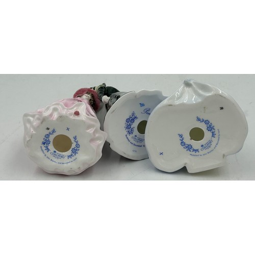 41 - A selection of ceramics to include Royal Doulton 'Pretty Ladies' Jessica HN5438, Coalport: 'Happy An... 