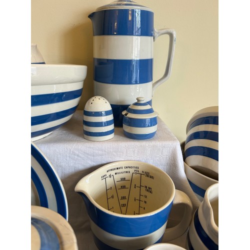 46 - A large quantity of T. G Green /Green Cornish kitchen ware with three different base marks to includ... 