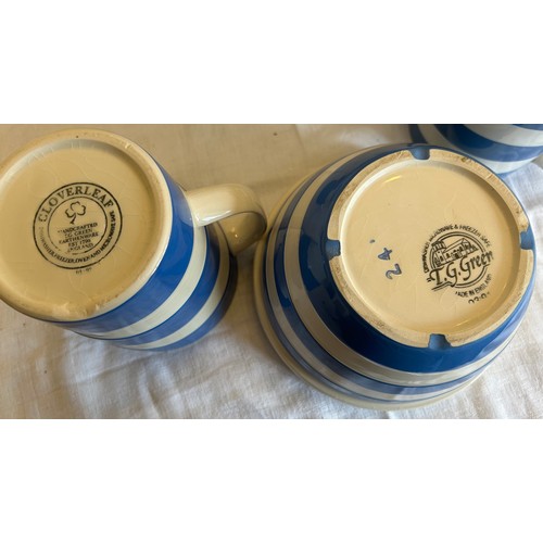 46 - A large quantity of T. G Green /Green Cornish kitchen ware with three different base marks to includ... 