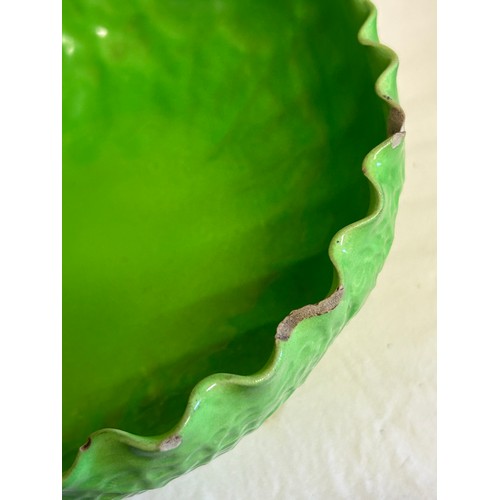 60 - A collection of Carlton Ware, Crown Devon & Beswick all in lettuce leaf/cabbage design to include Ca... 