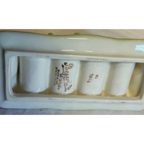 60 - A collection of Carlton Ware, Crown Devon & Beswick all in lettuce leaf/cabbage design to include Ca... 