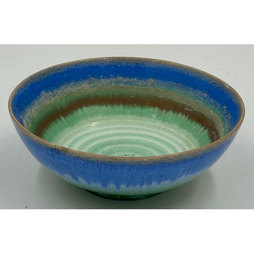 221 - Ceramics to include Empire Ware jug, 2 Empire Ware vases, Crown Ducal vase, Ben Thomas jug and a She... 