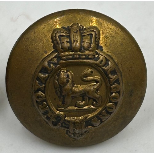 A collection of military brass buttons to include Royal Navy, East ...