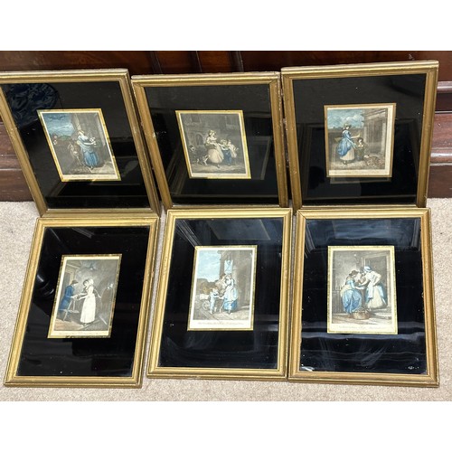 1469 - A set of six colour prints from 
