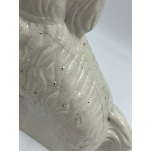 430 - A pair of Royal Doulton stoneware Sleeve Vases, decorated with 'Tube lined' designs 32cm with impres... 