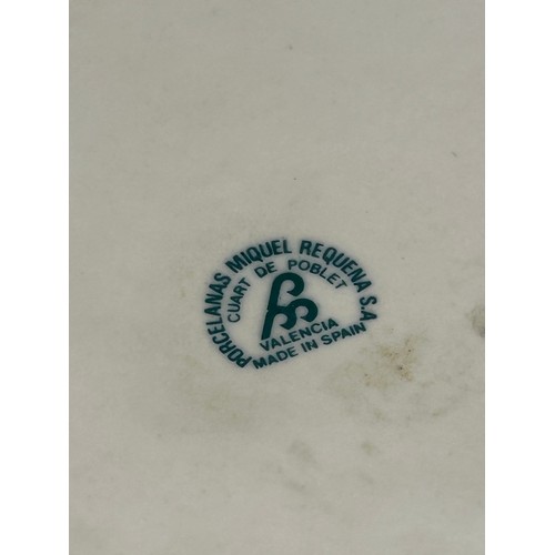 432 - Three Porcelanas Miquel Requena figurines to include Girl with puppy, Girl with hat and Valencia Gen... 