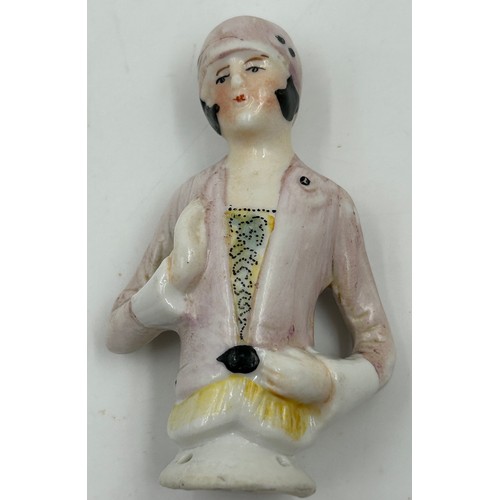 432 - Three Porcelanas Miquel Requena figurines to include Girl with puppy, Girl with hat and Valencia Gen... 