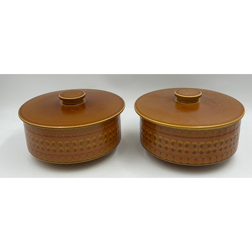 445 - A quantity of Hornsea Pottery 'Saffron' to include lidded storage jars 4 x 20cm, 2 x 15.5cm, 2 x 11.... 